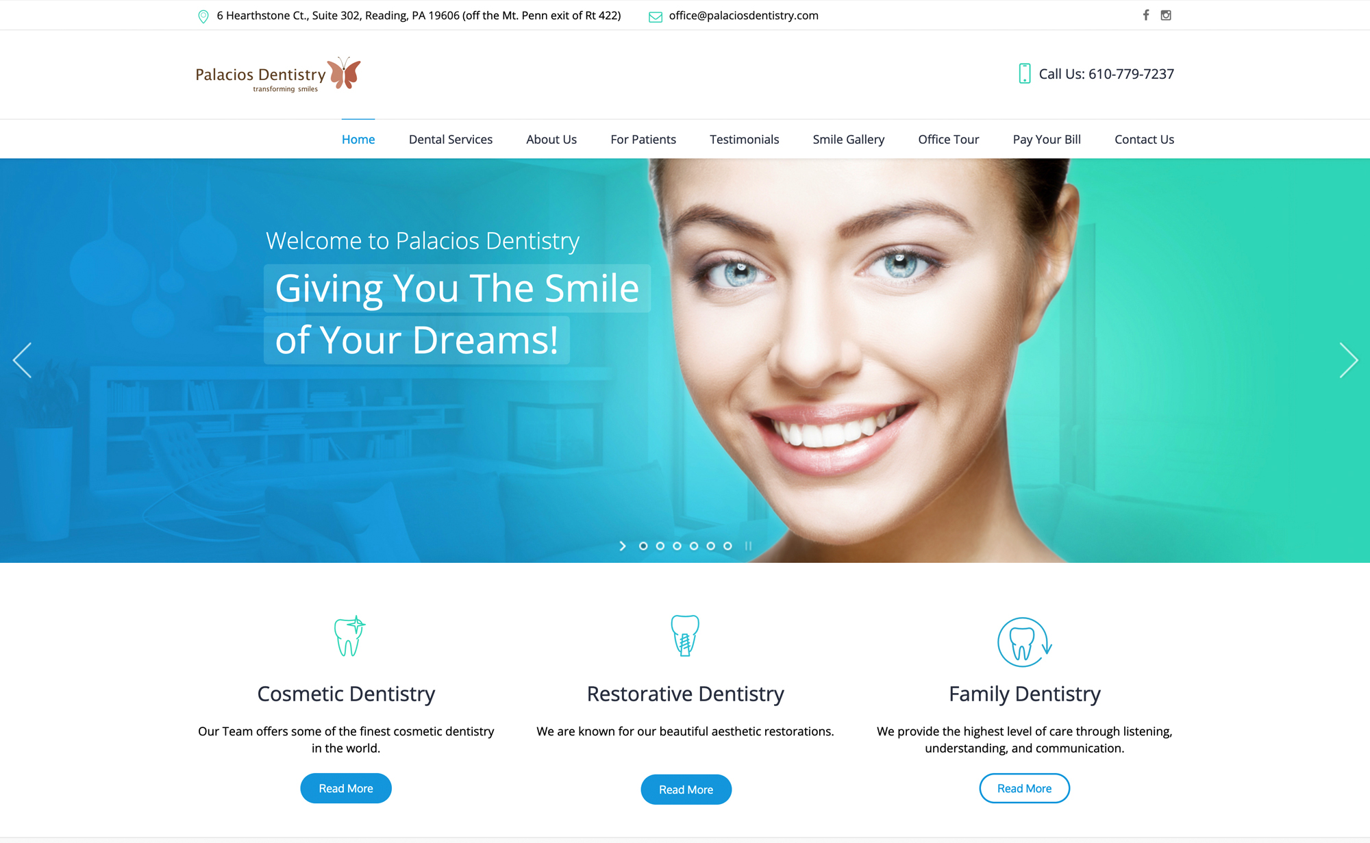 Palacios Dentistry Website